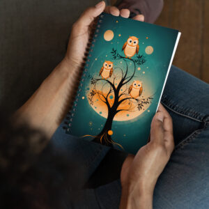 Chouette Carnet à spirale