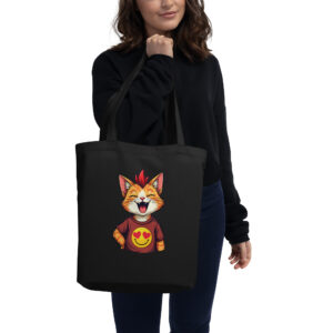 Tote Bag Bio - Chat riant