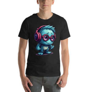 T-shirt unisexe - Petit montre bleu à lunettes